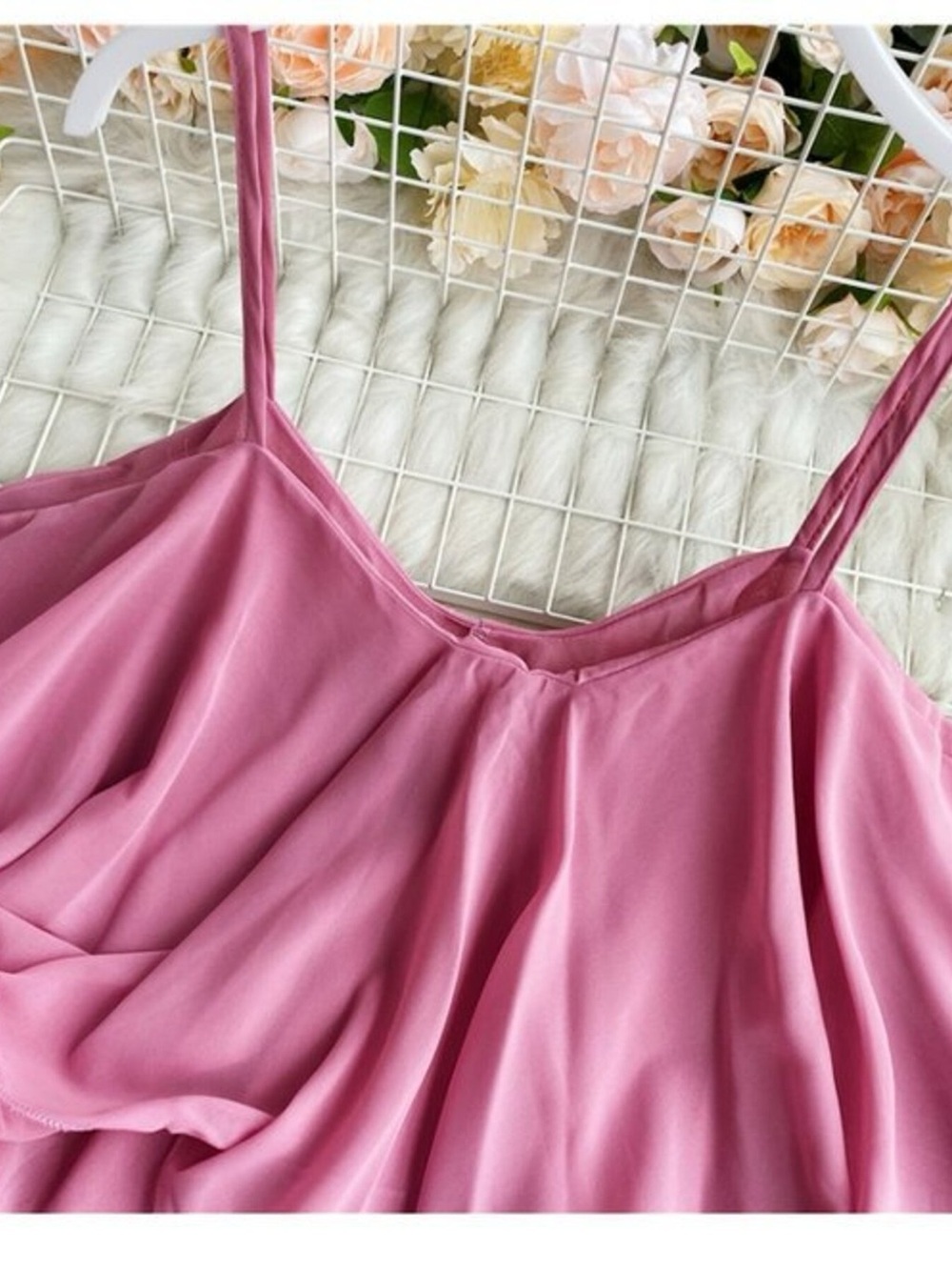 Ruffled Flowy Cami - Picture 4 of 14